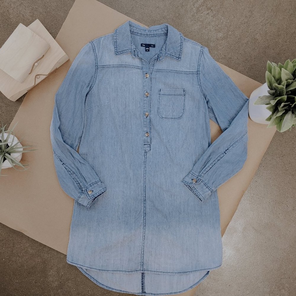 Jean Long-sleeved Dress